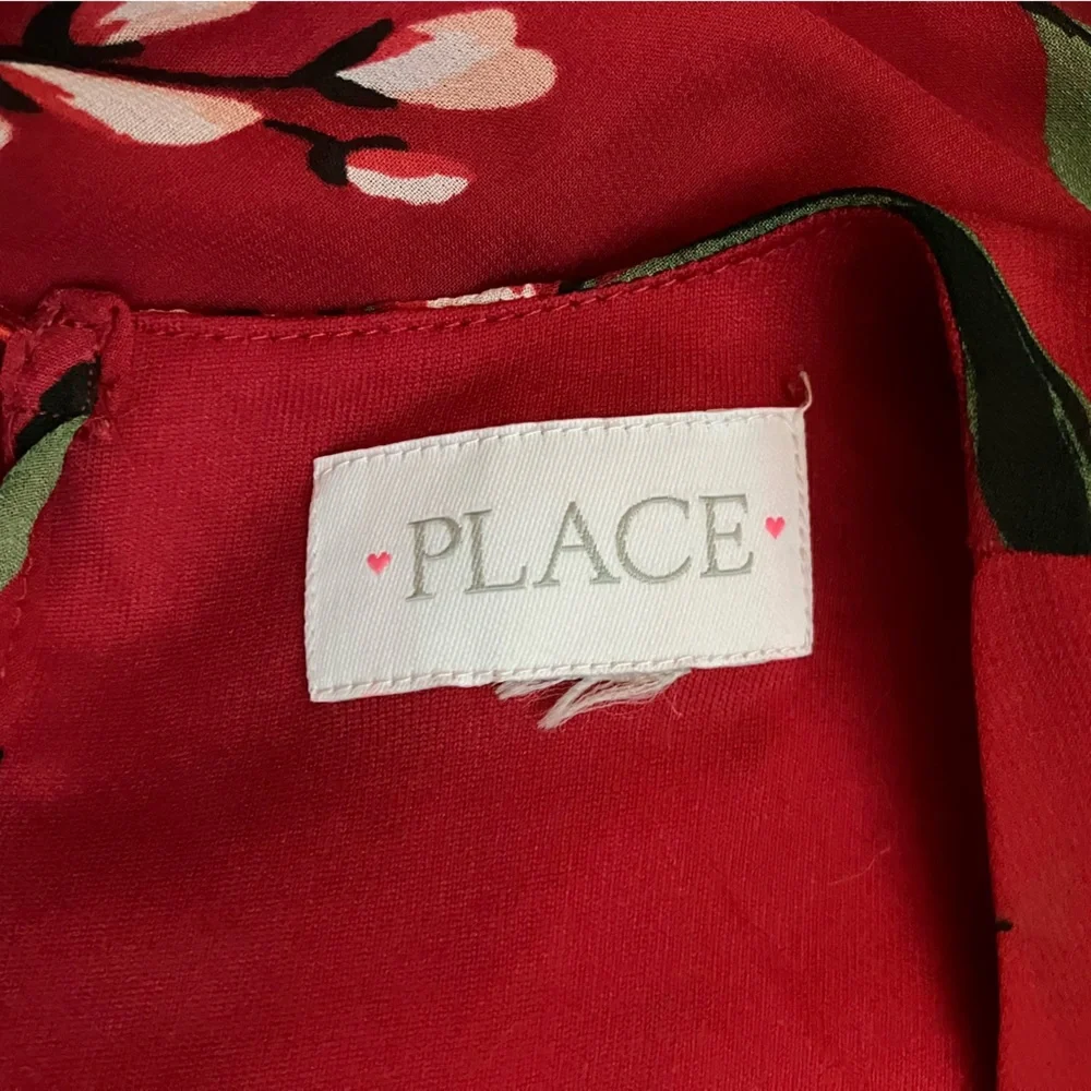The Children's Place Red Floral Dress